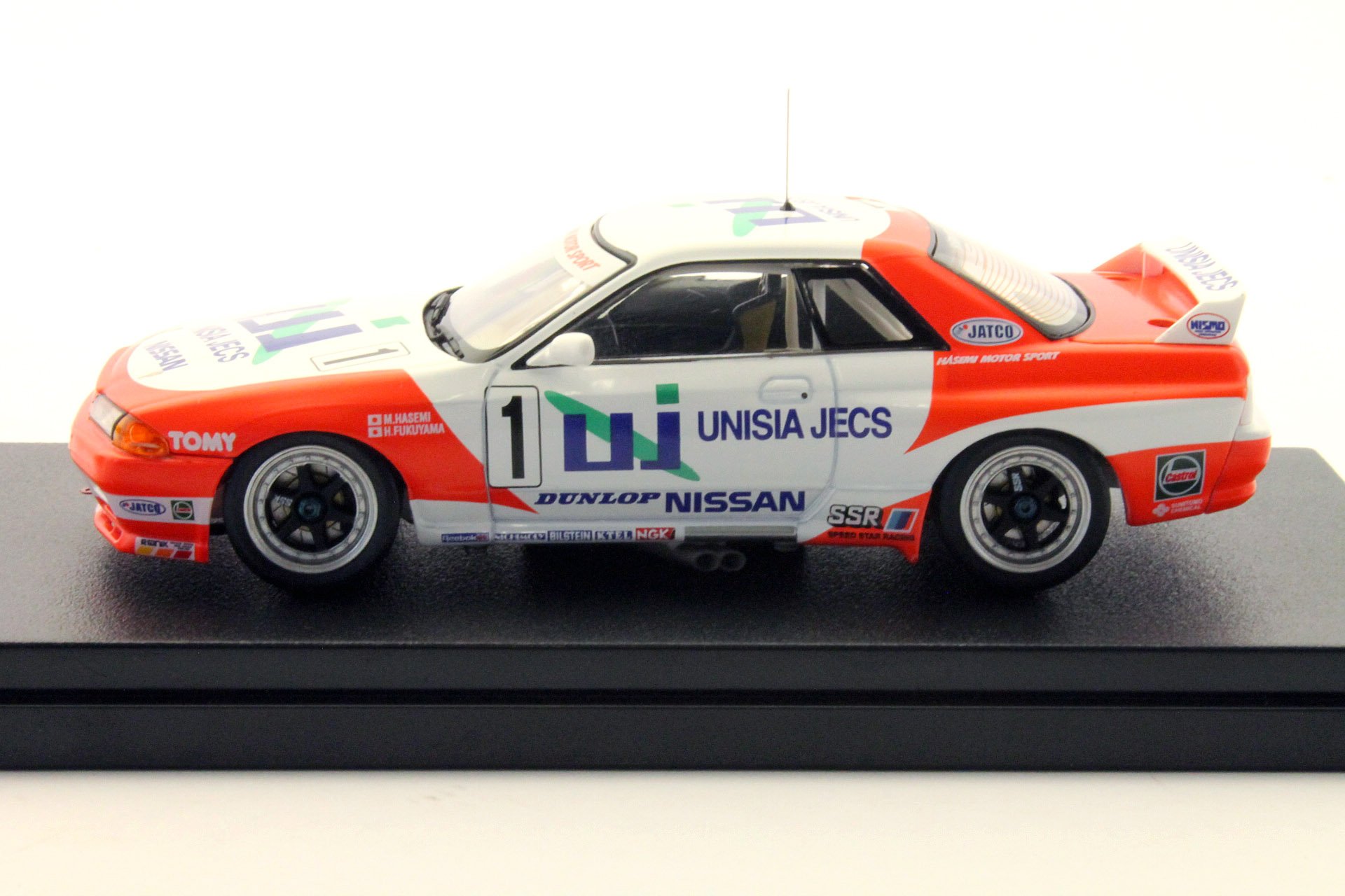 hpi 1/43 UNISIA JECS Skyline GT-R No1 1993 JTC Mine (japan import